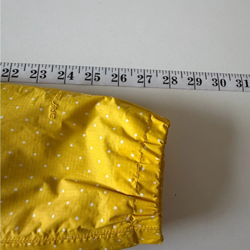 The North Face Resolve Parka Yellow Polka-dot Dry Vent Rain Jacket (M) Hooded - Picture 10 of 16